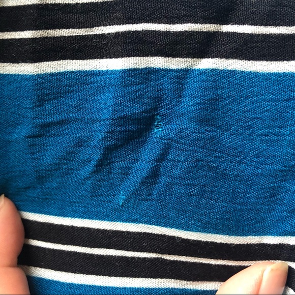 NWT Band of Gypsies striped crop top - Picture 8 of 8